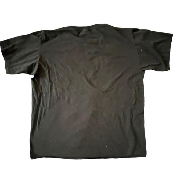 841-Black cotton Christmas t-shirt with "I'm the Papaw Elf" design #HolidayVibes - Picture 2 of 5